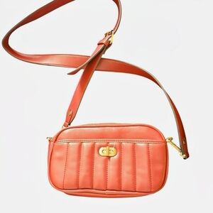Elegant Coral Crossbody Bag